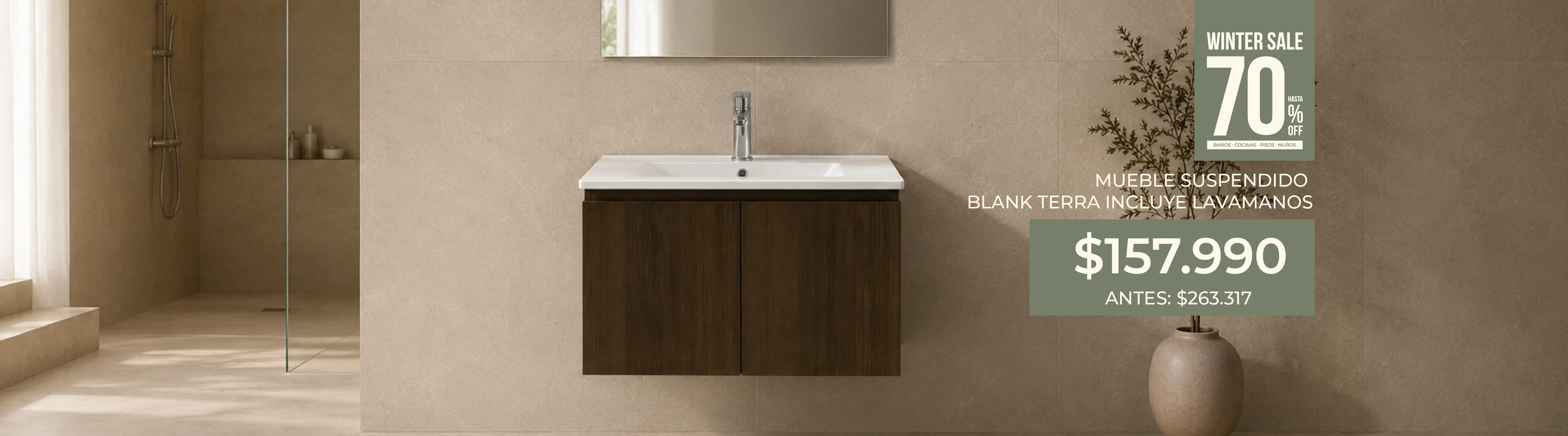 ofertas muebles de baño, winter sale