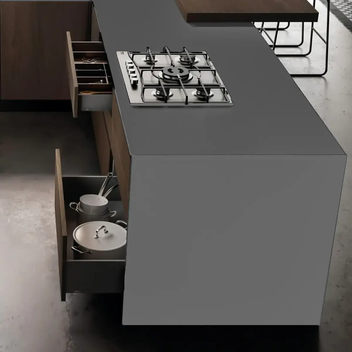 Surfaces Pure Grey Dark Satinado 320x160
