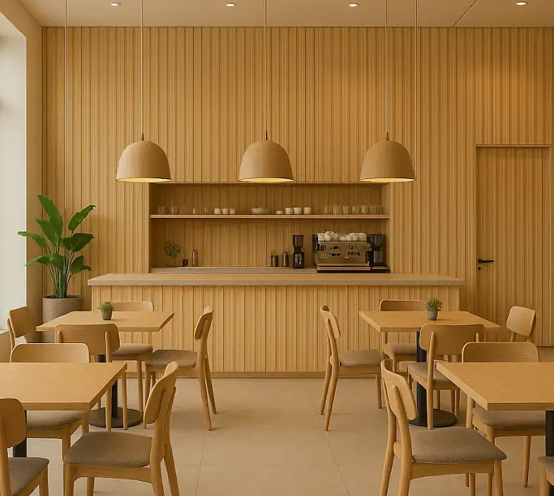 Panel laminado Line Wall Middle Oak Mate 12x290