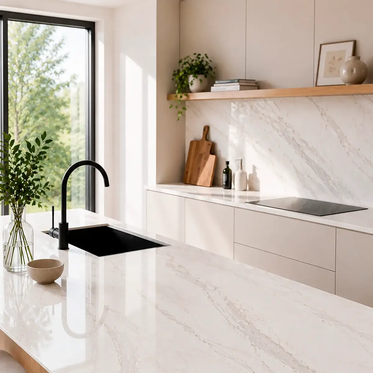 Coverlam Top Calacata Book Natural 100x300