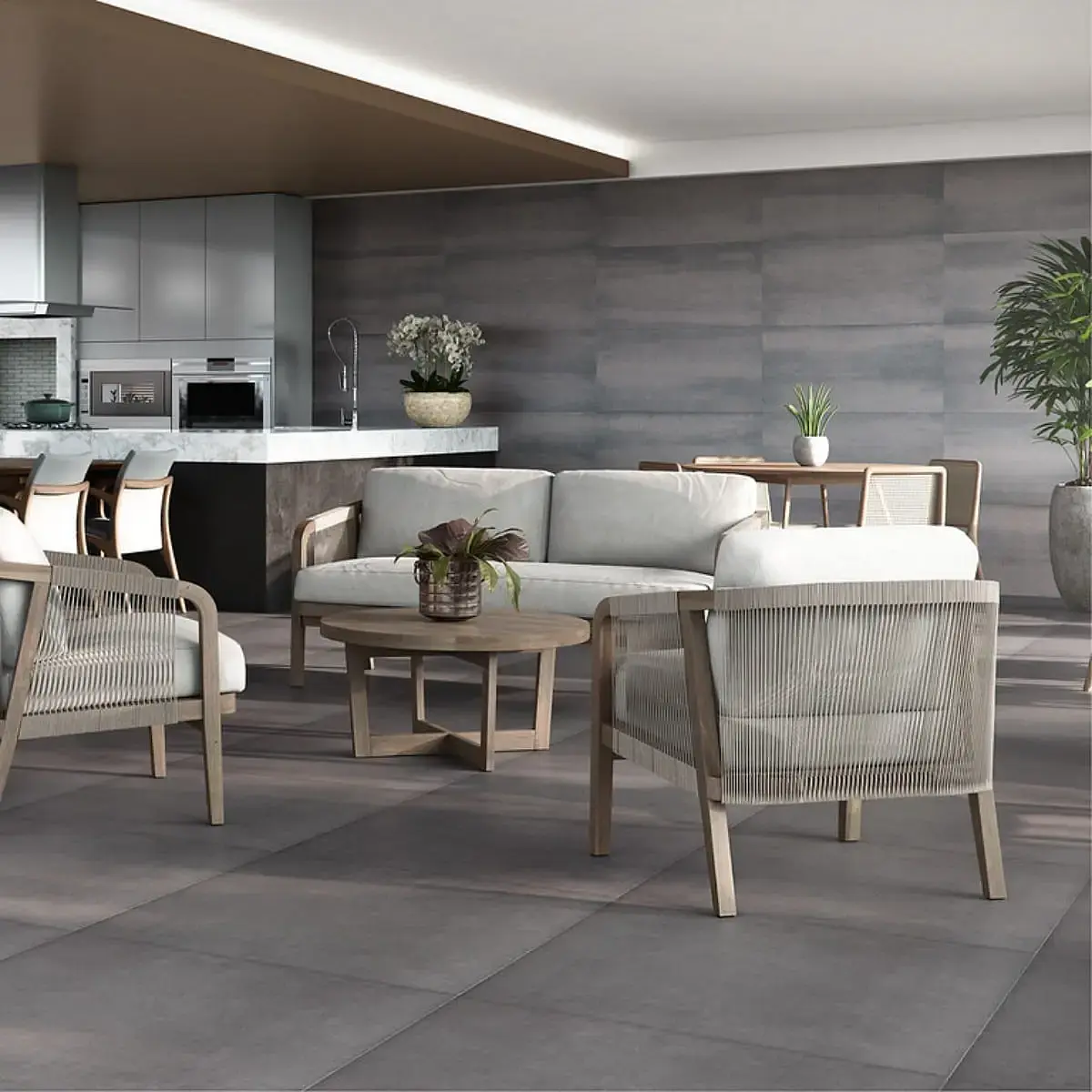 Porcelanato Esmaltado Urban Gray Satinado 62.5×62.5