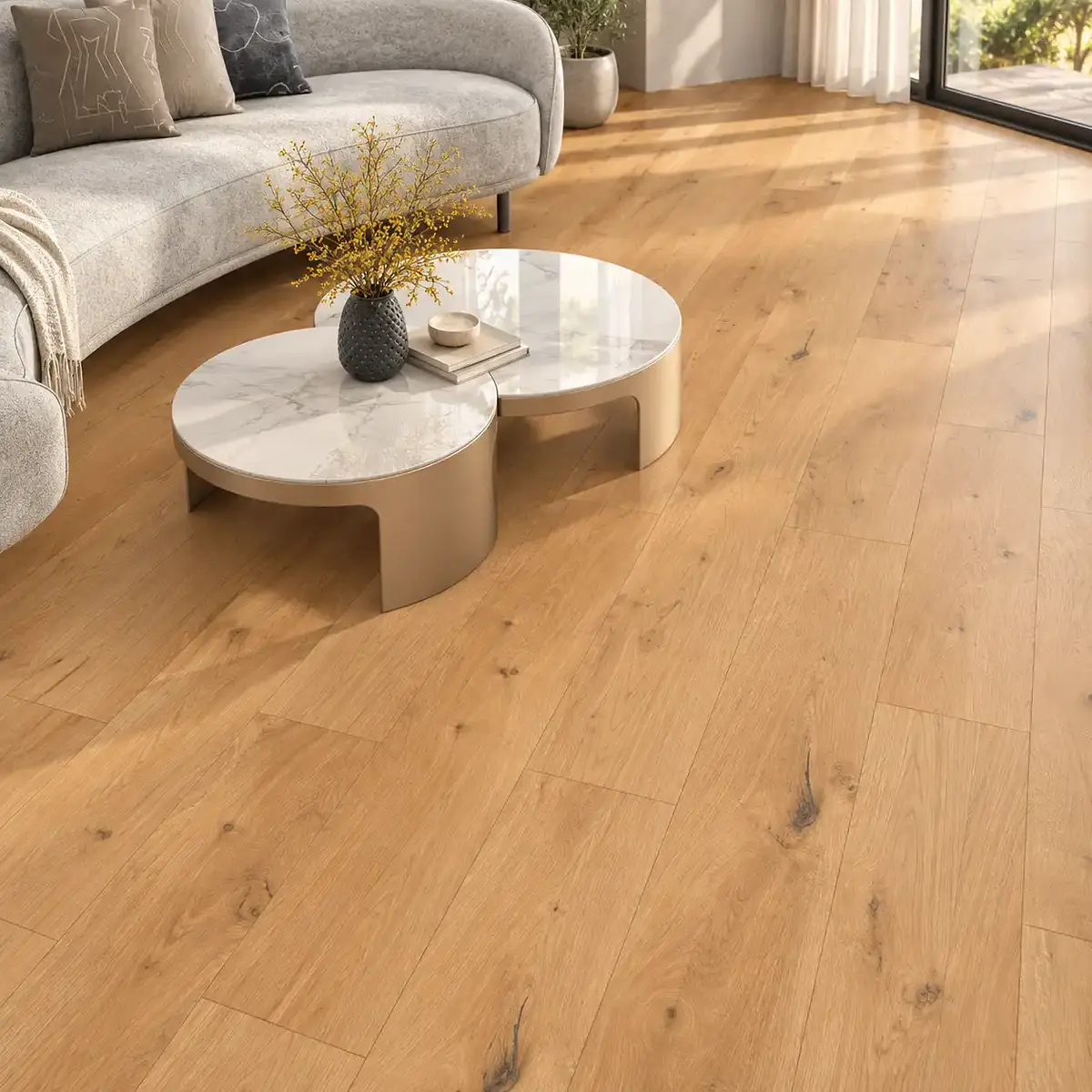 Piso Laminado Holz Nature Yellow Oak 129x20