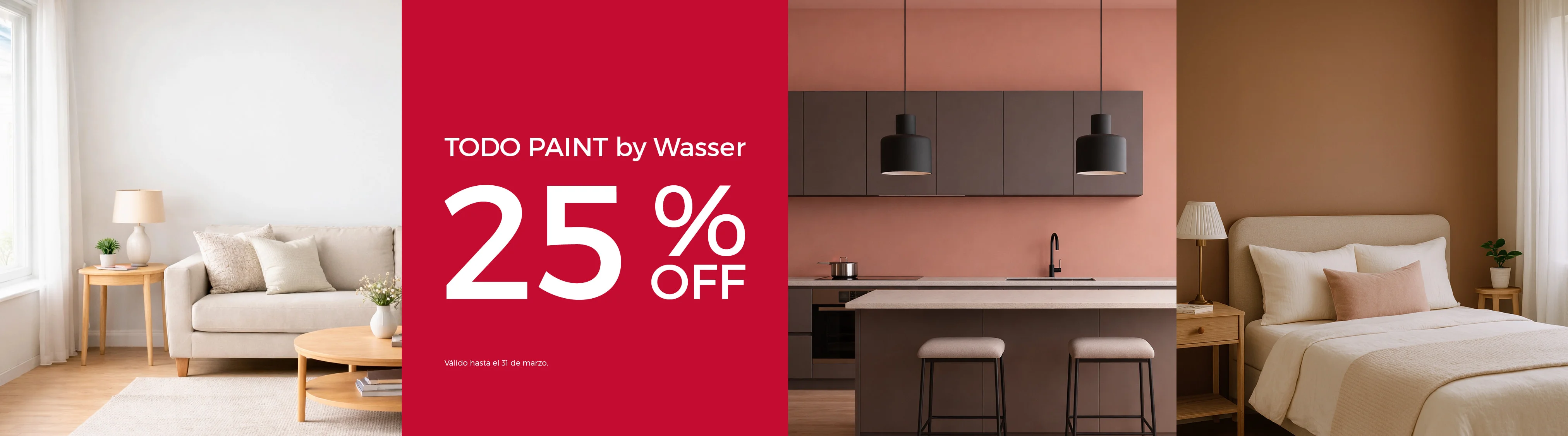 oferta pinturas arquitectonicas paint by wasser