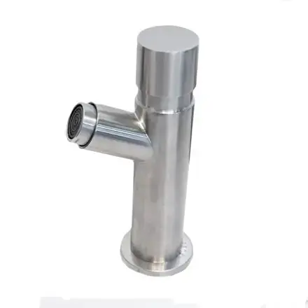 Grifería Temporizada Zeit Acero Inox Satinado