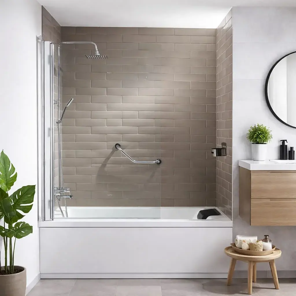 Mampara Abatible para Bañera Tulpe2