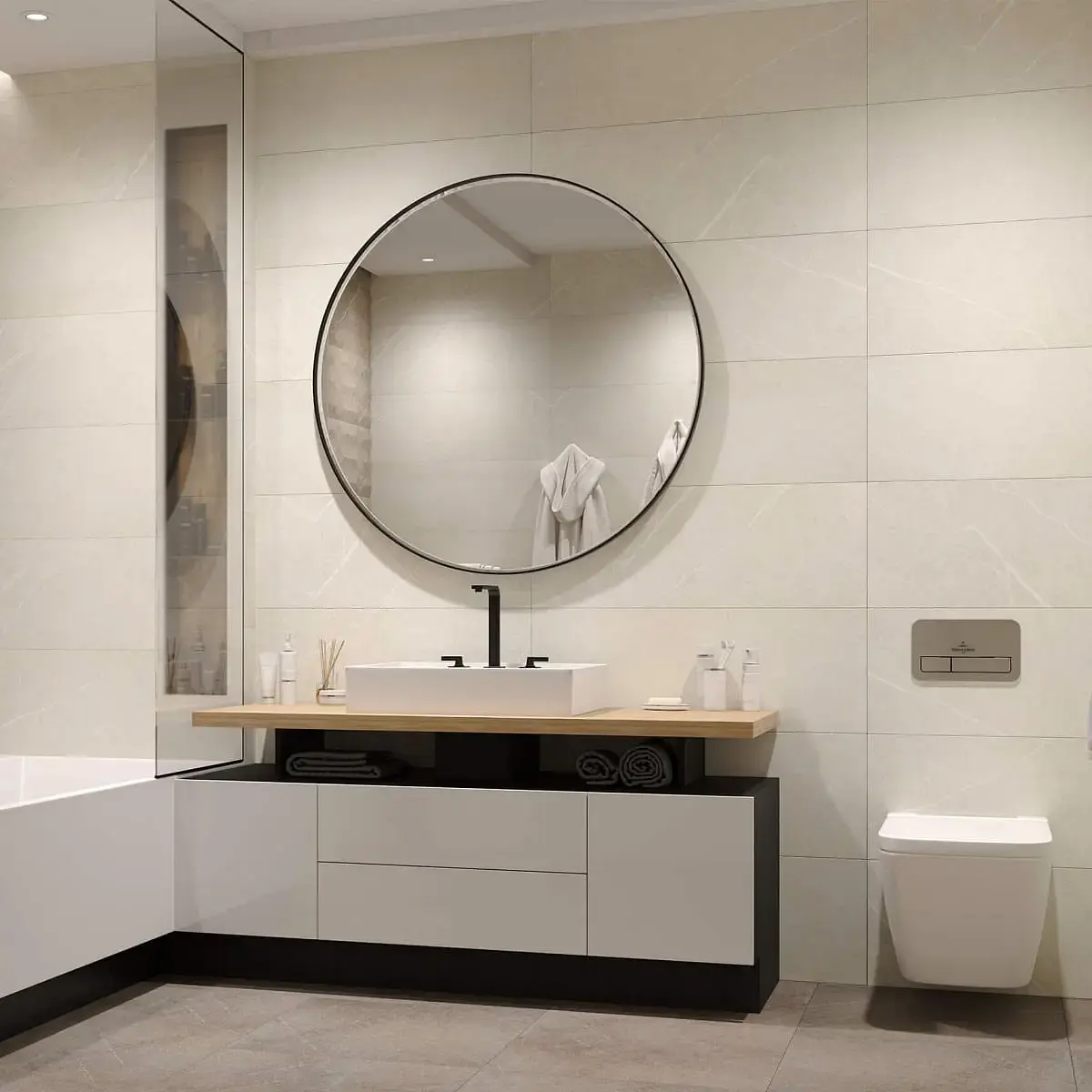 Porcelanato Esmaltado Camden White Mate 60x60