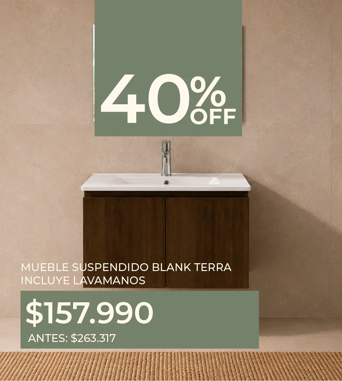ofertas muebles de baño, winter sale