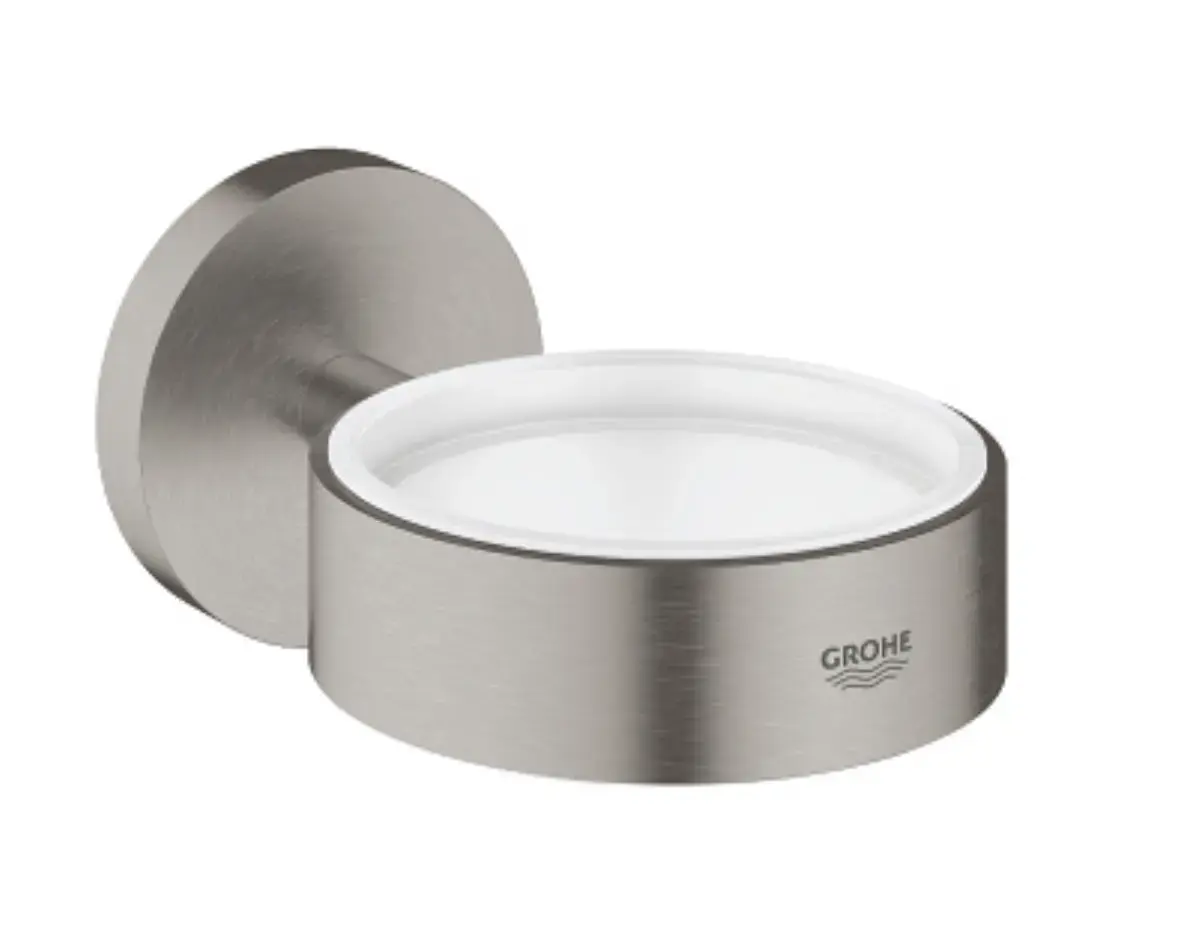 Soporte para Vaso y Jabonera Essentials New Super Steel