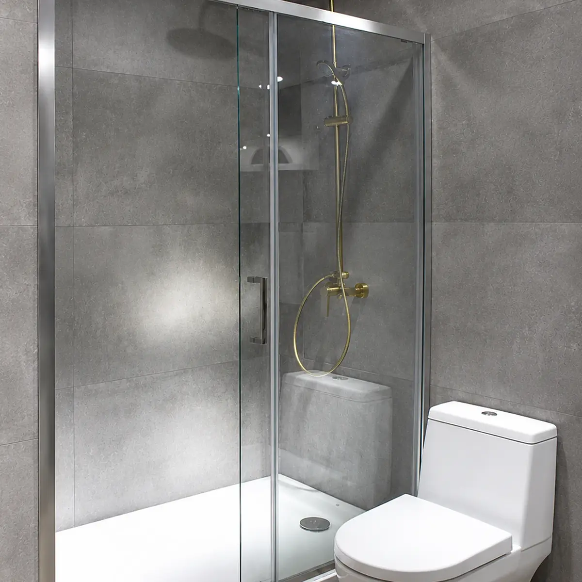 Mampara Malve-N Frontal Corredera 170x185