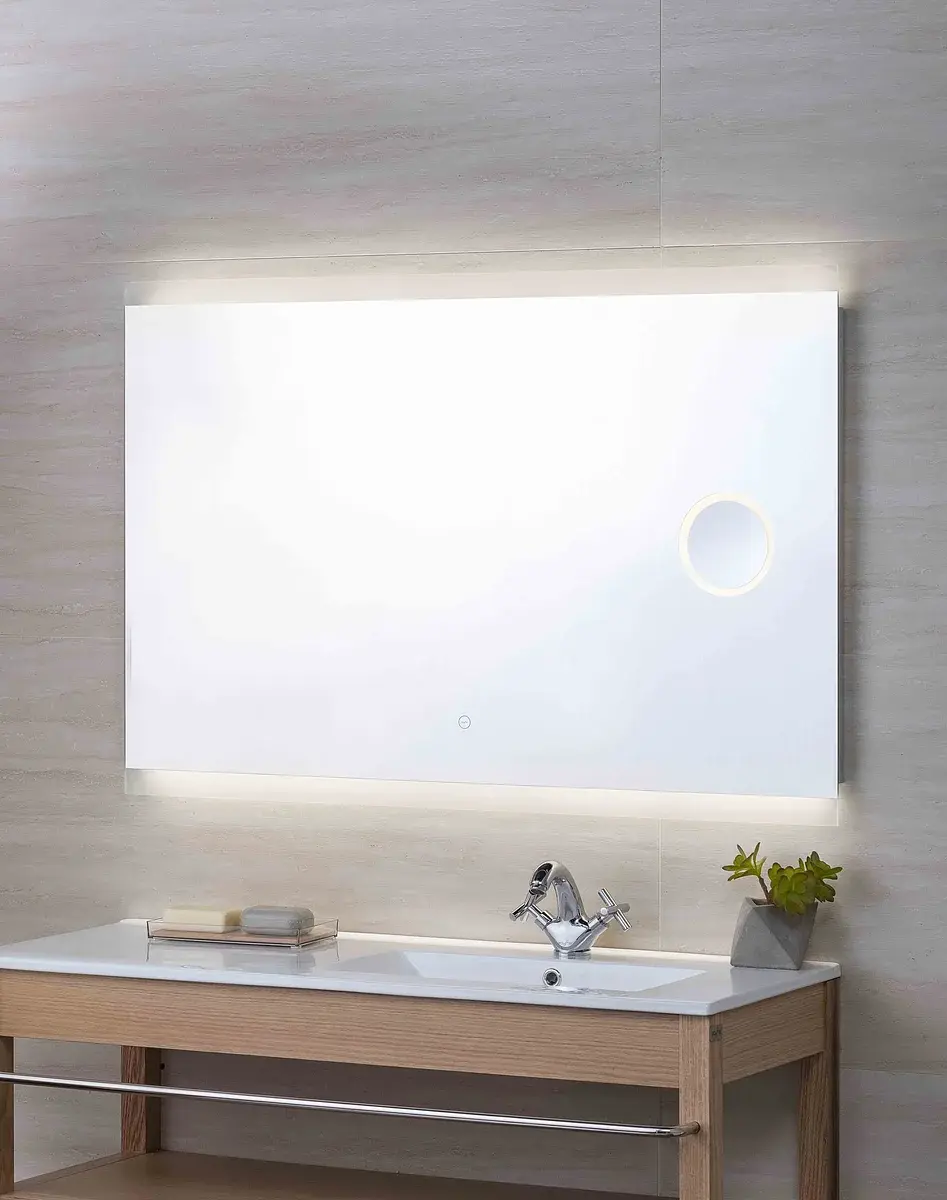 Espejo Rectangular Luxe2 con Luz Led y Aumento