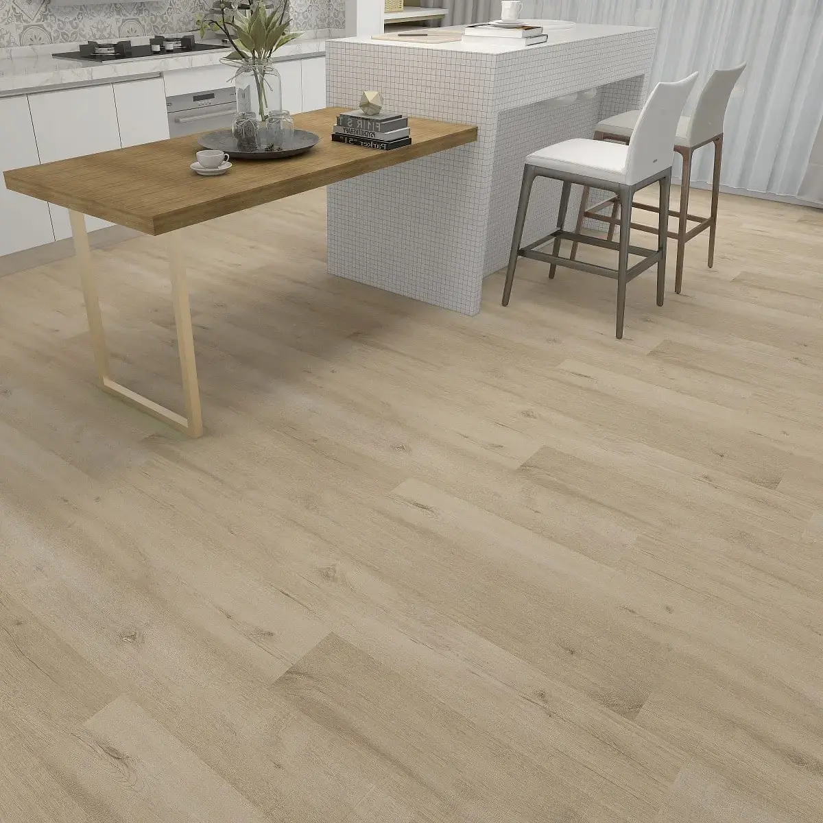 Piso Vinílico SPC Manchester Maple 122x18