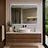 thumbnail - Espejo Mark Rectangular Brushed Brass 90x80 cm
