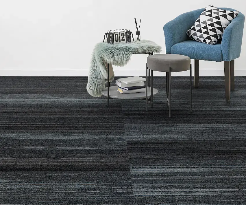 Alfombra modular Motion Tile Antracita