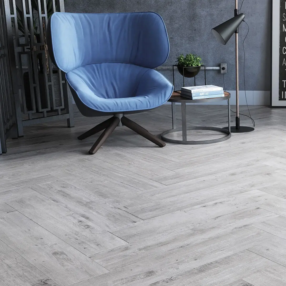 Porcelanato Esmaltado Safari Glacier Mate 19x90