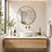 thumbnail - Espejo Mark Circular Brushed Brass 60 cm