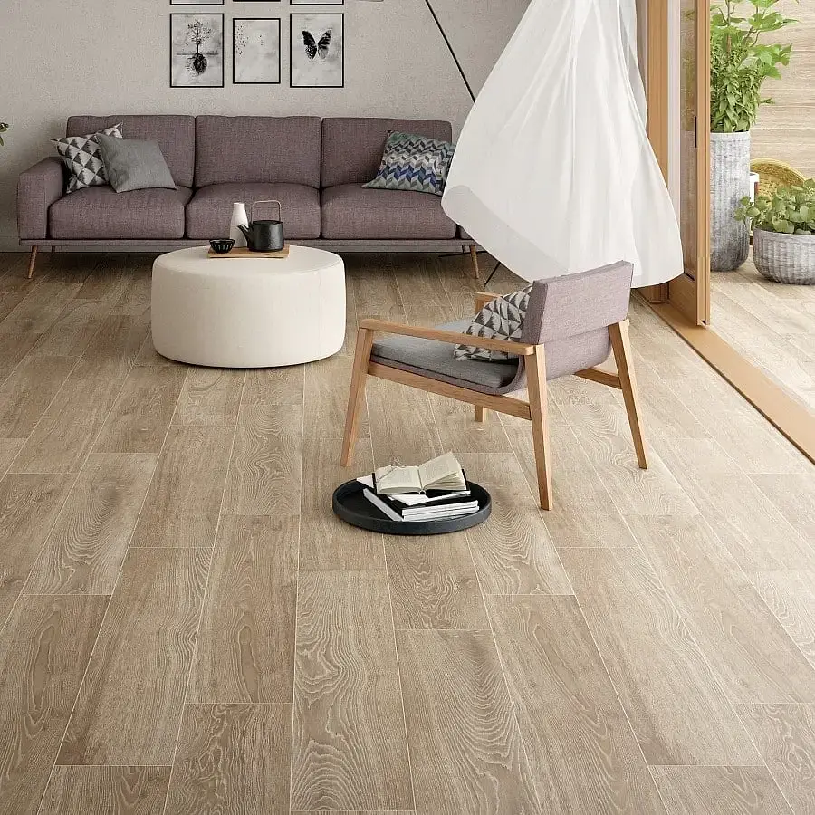 Porcelanato Esmaltado Arhus Tabaco Mate 30x150