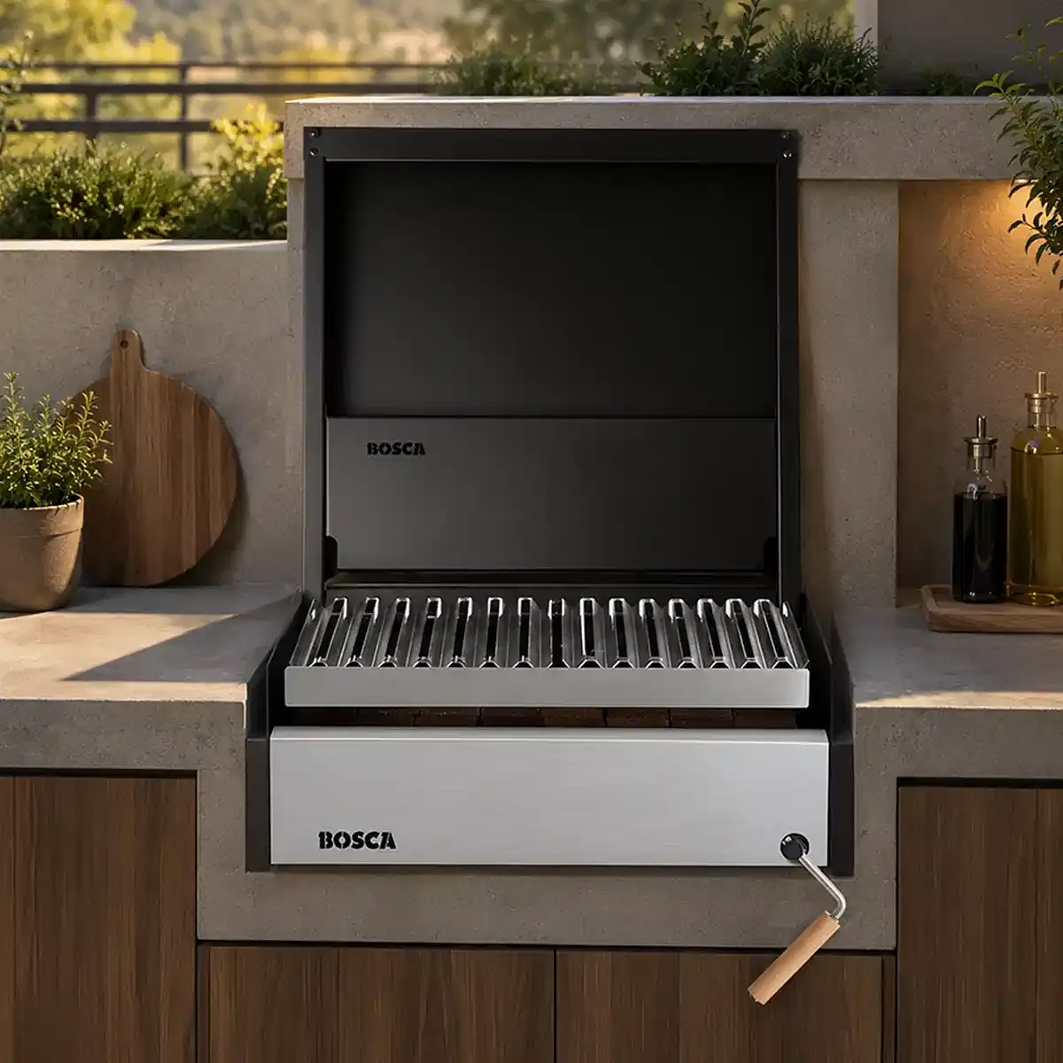Parrilla a Carbon Bosca Block 500