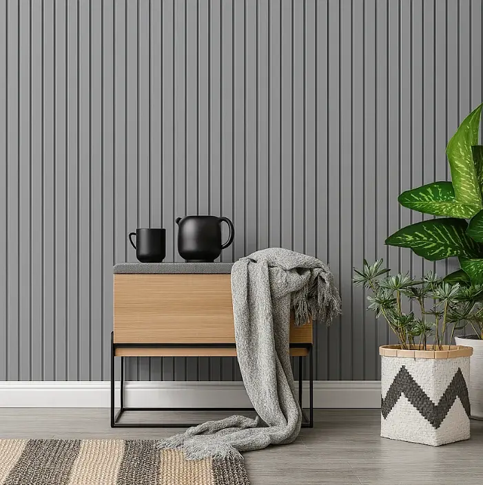 Panel laminado New Groove Wall Grey 12x273