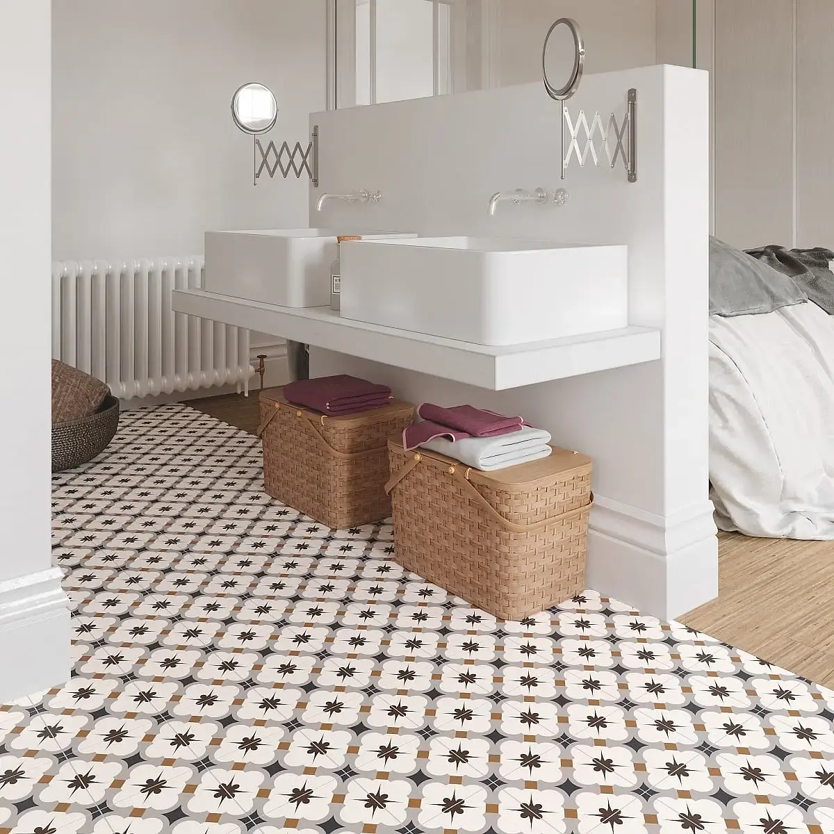 Porcelanato Esmaltado Grace Grey Mate 33x33
