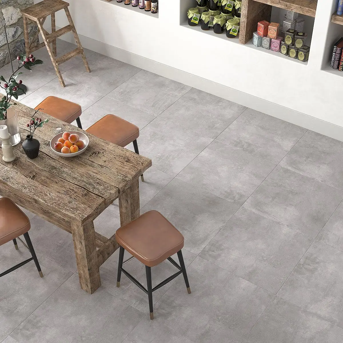 Porcelanato Esmaltado Ares Grey Mate 60x60