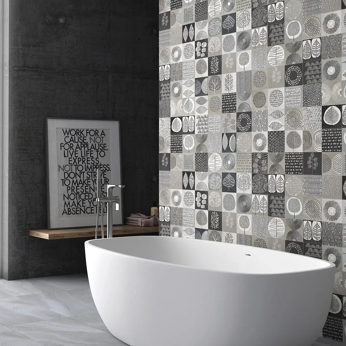 Porcelanato Esmaltado Nairobi Gris Mate 16.5x16.5