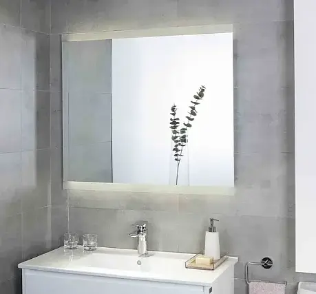 Espejo Cuadrado Luxe2 con Luz Led 80x80