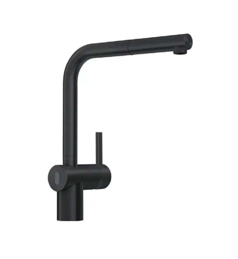 Grifería Lavaplatos Atlas Neo Sensor Doccia Black Steal