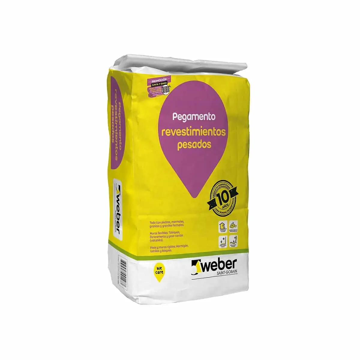 Adhesivo Revestimientos Pesados Weber 25kg