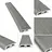 thumbnail - Cubrejunta Compensación SPC Vik Dark Concrete 2400x45x12mm