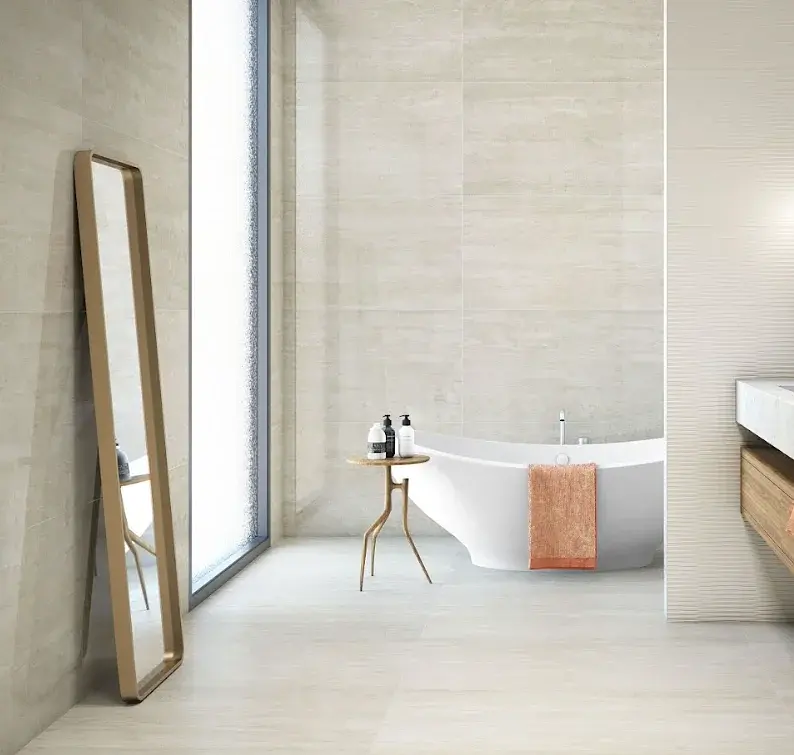 Porcelanato Esmaltado Atena Marfim Satinado 60x120