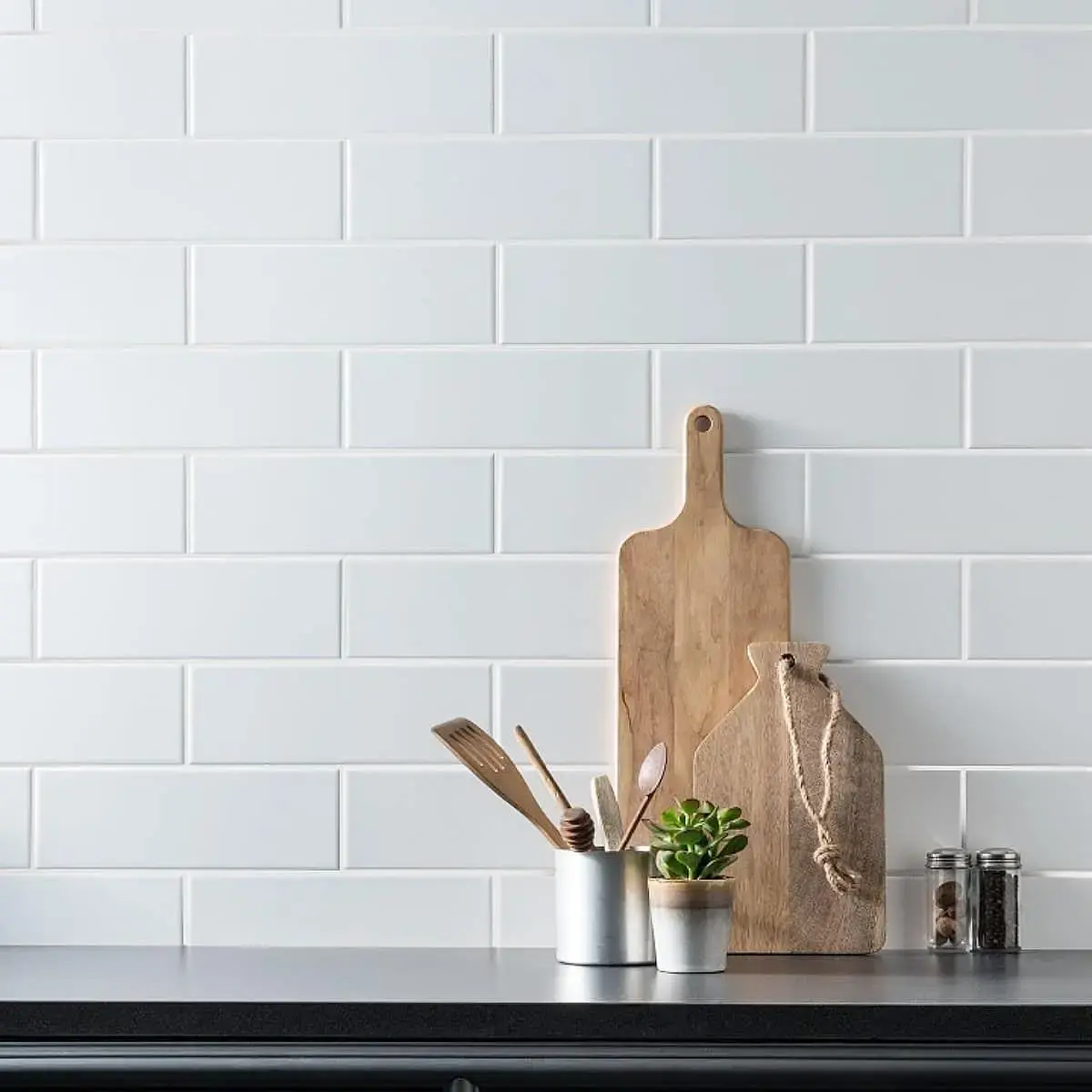 Cerámica de Muro Linear White Mate 10x30