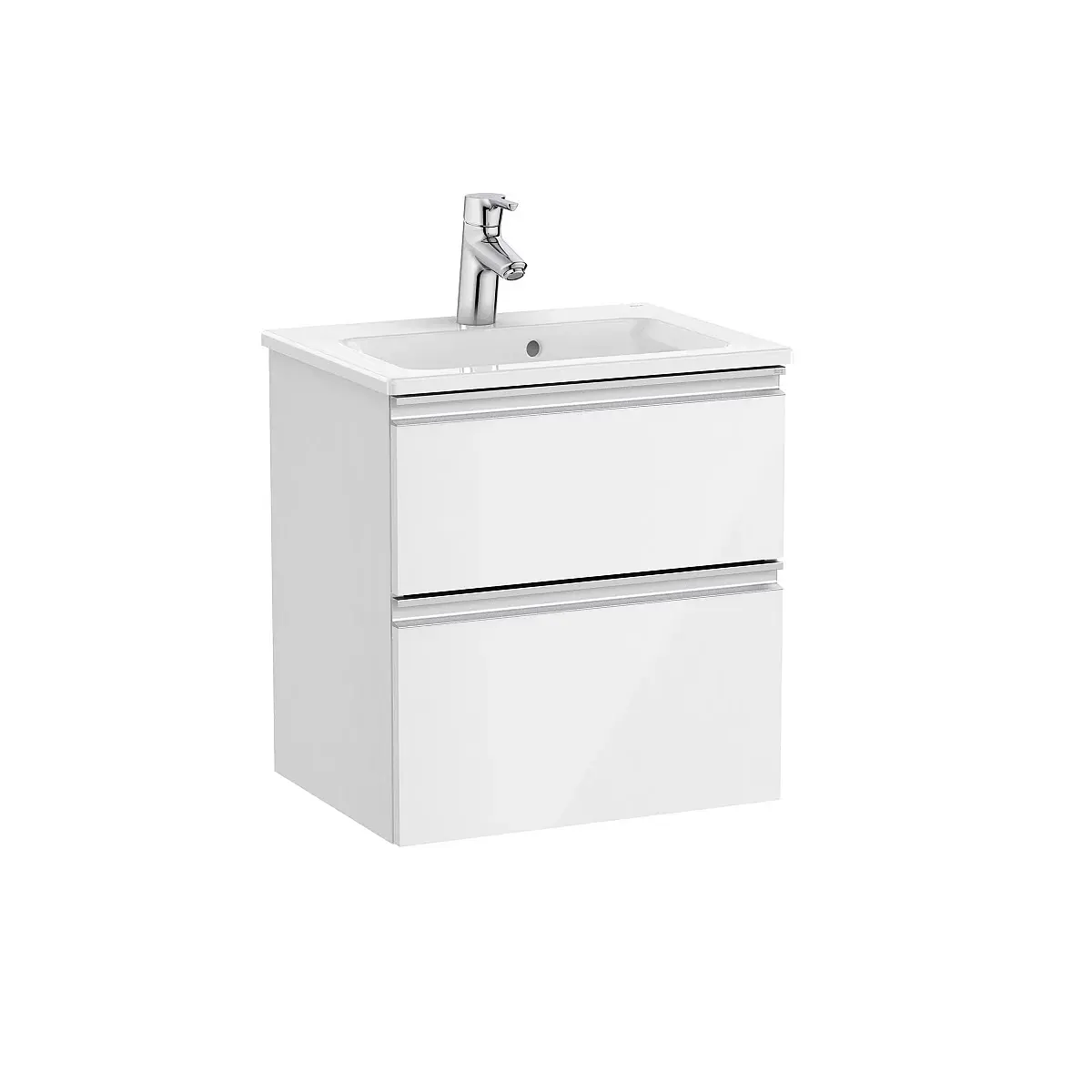 Mueble Suspendido Unik The Gap Blanco 50 cm Incluye Lavamanos