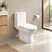 thumbnail - Sanitario Aston Rimless con Tanque y Asiento a 30 cm Bath Co.