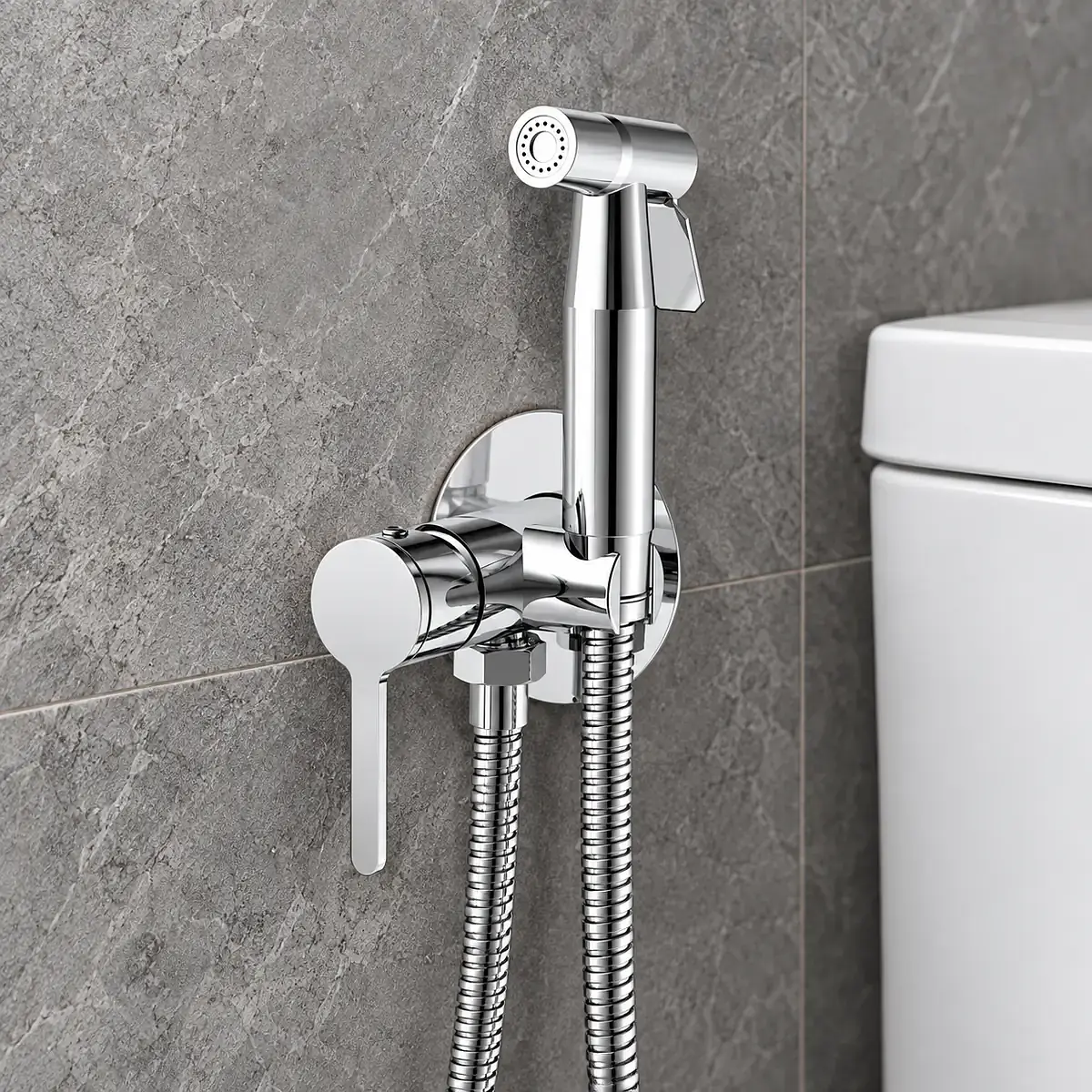 Ducha Higiénica Con Mezclador Empotrado Linie