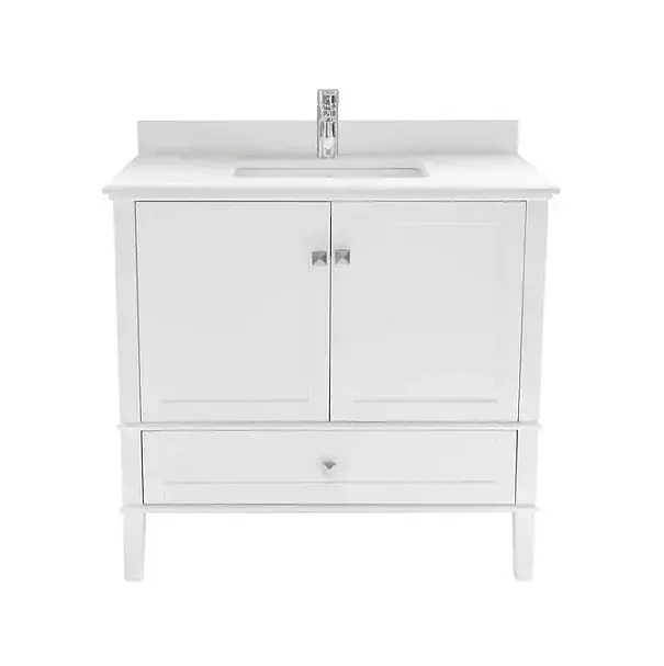Mueble a Piso Klassiker White 94 cm Incluye Lavamanos