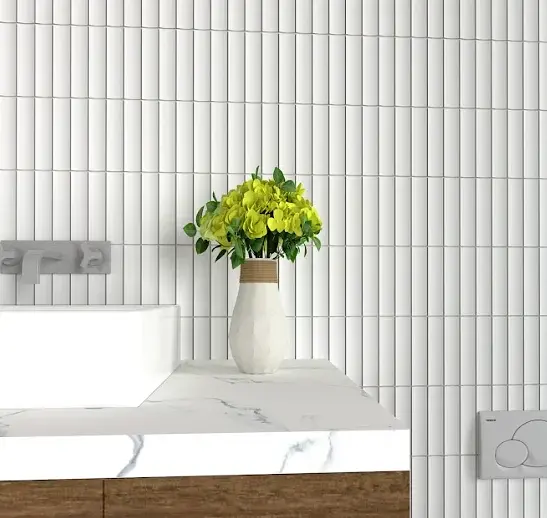 Mosaico Bamboo White Mate 3,25x14,5