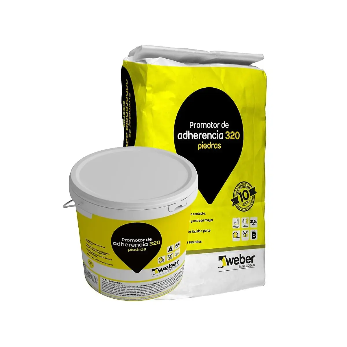 Promotor de Adherencia AOCEM 320 Piedras Weber 30kg
