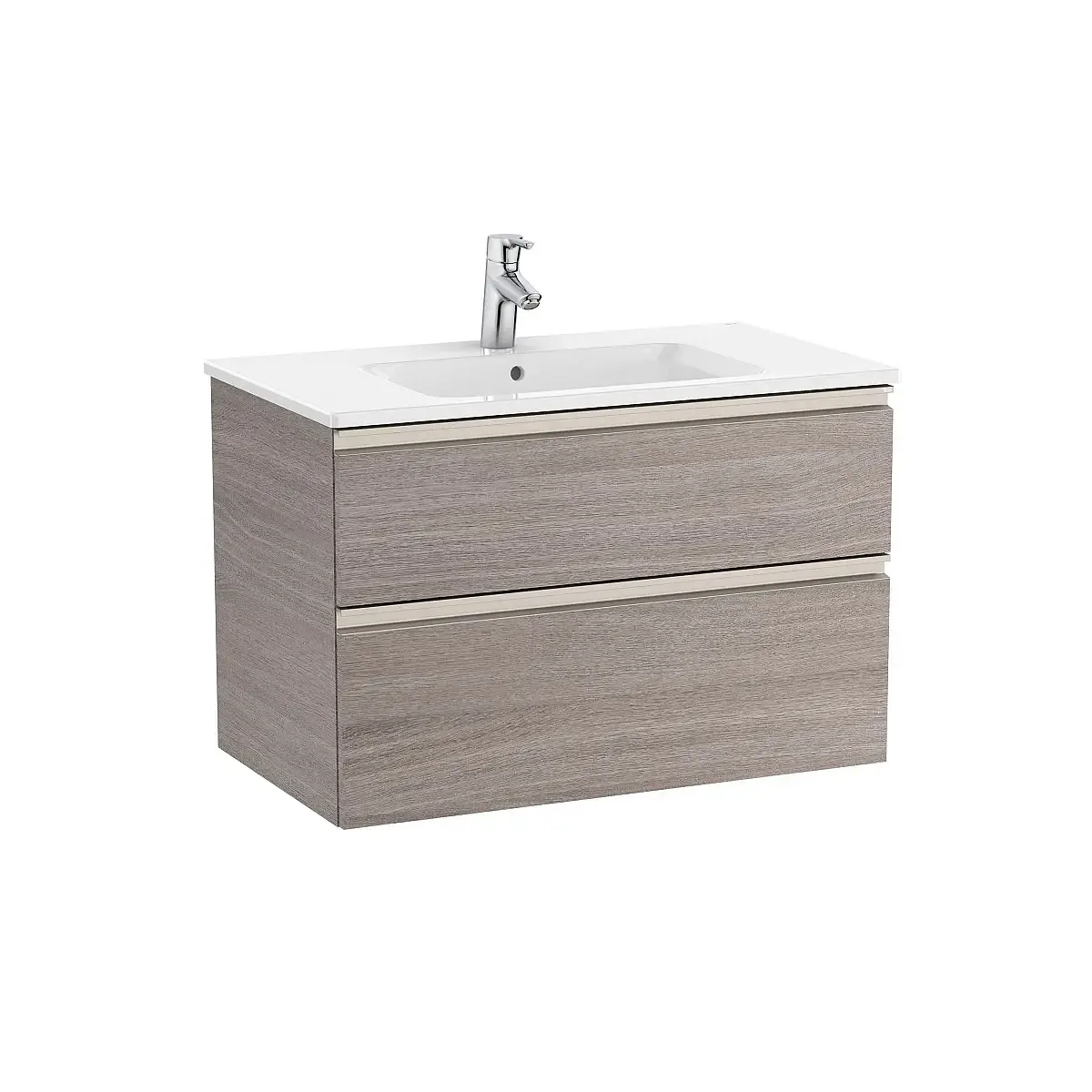 Mueble Baño Unik The Gap Roble 80 cm