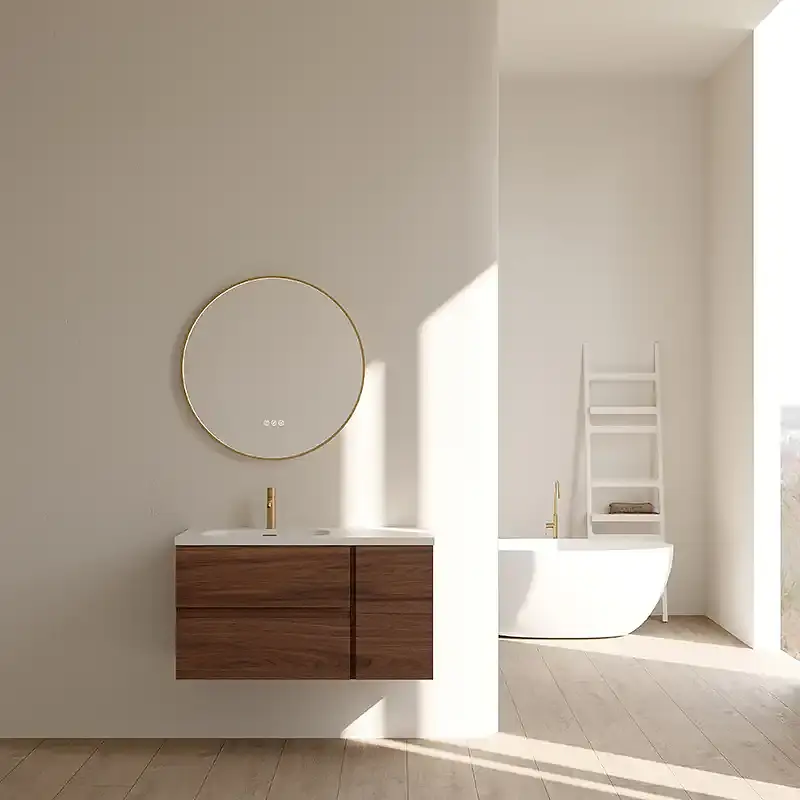 Mueble Suspendido Breit 100 cm Nogal