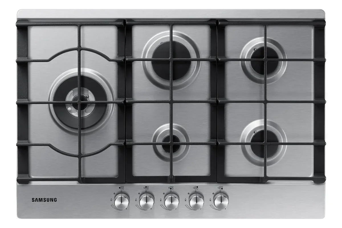 Encimera a Gas 5 Quemadores Inox