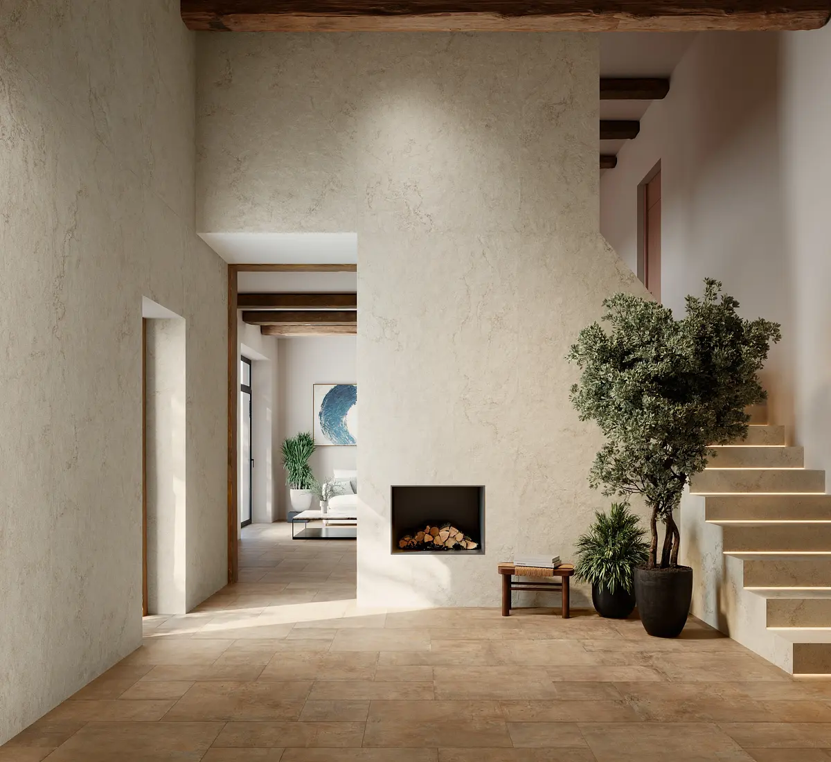 Coverlam Ribera Marfil Natural 120x278