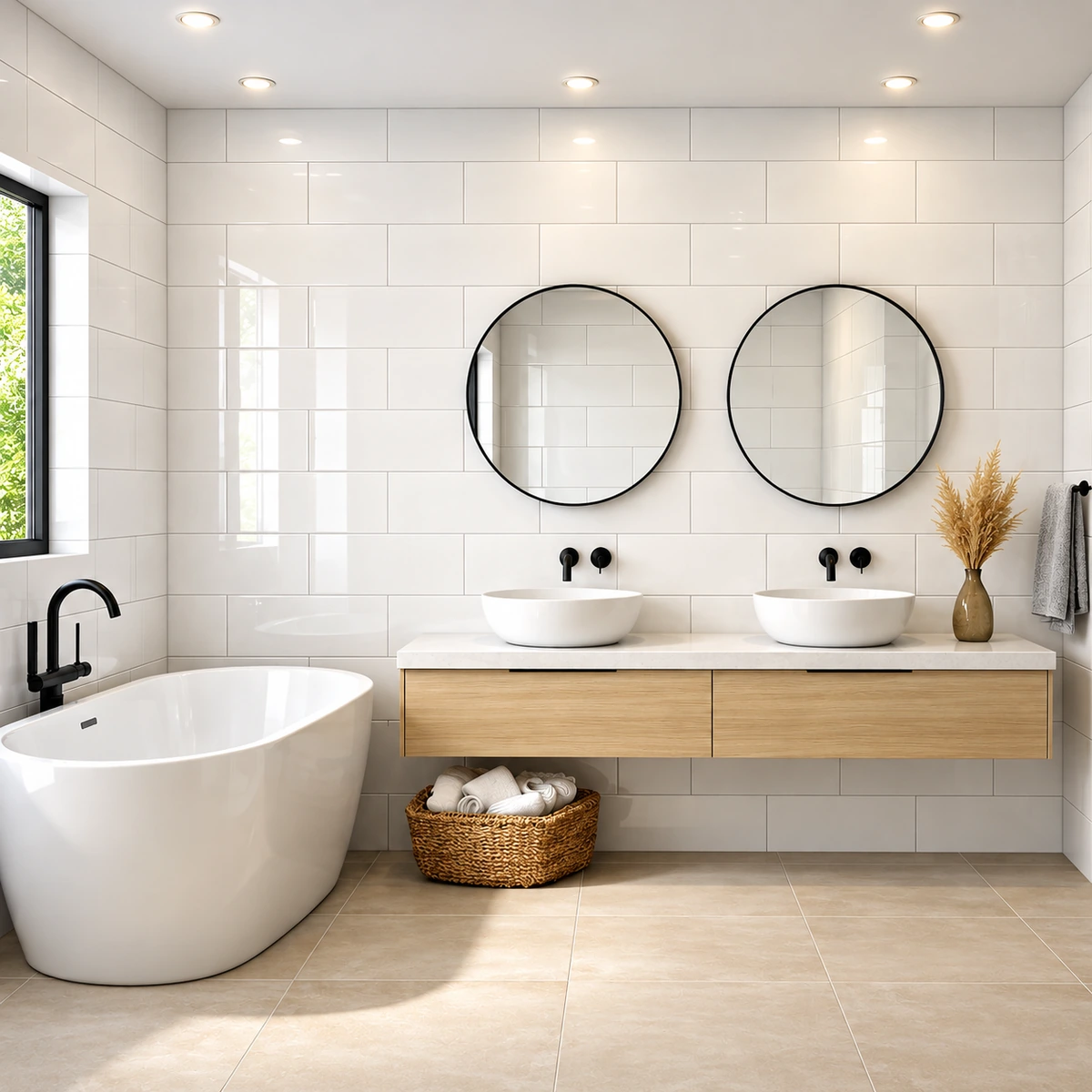 Cerámica de Muro Eis Blanco Brillante 30x60