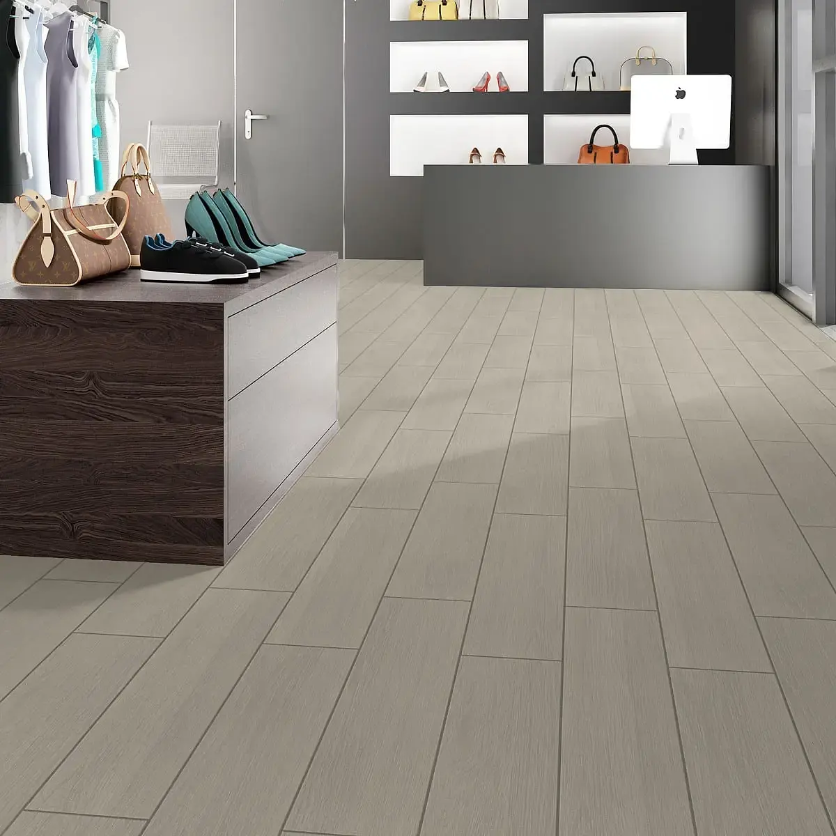 Gres Porcelánico York Ivory Mate 15×60