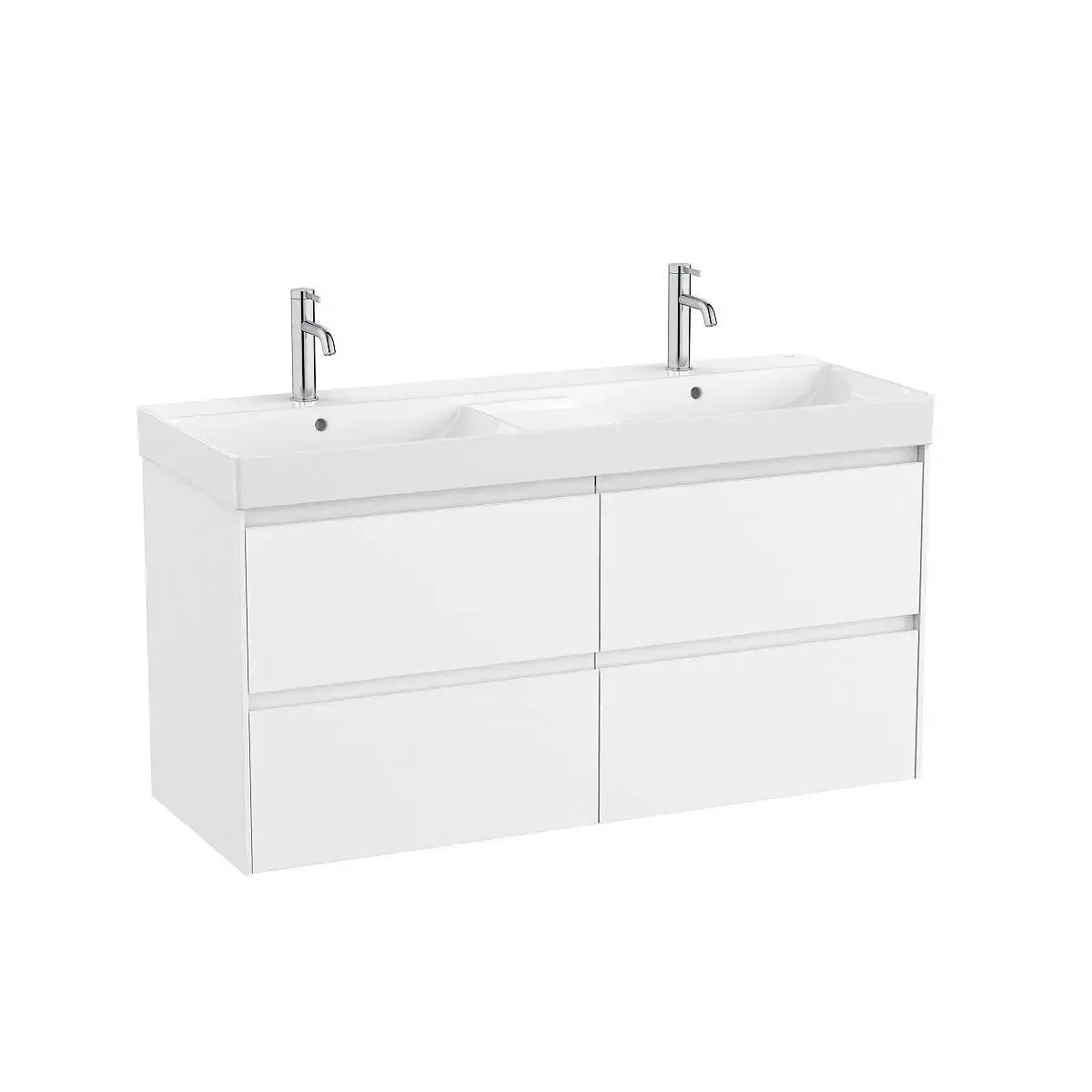 Mueble Suspendido Ona Unik Blanco 120 cm Incluye Lavamanos