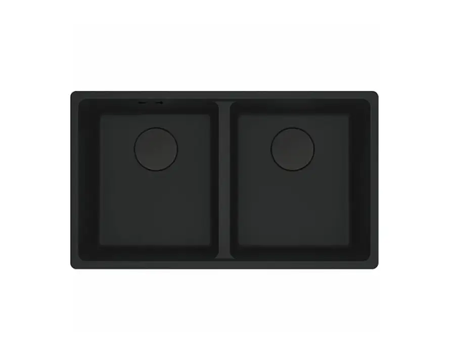 Lavaplatos de Cuarzo Maris MRG 120-35-35 Negro Mate