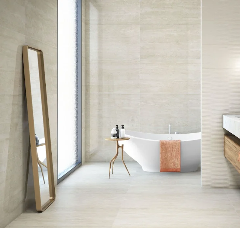 Porcelanato Esmaltado Atena Marfim Satinado 60x120