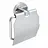thumbnail - Porta Rollo Klug con Tapa Cromado Wasser 