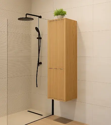 Columna Slot Madera Natural