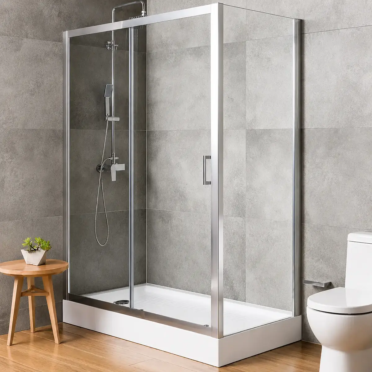 Mampara Frontal Corredera Malve 130x185 