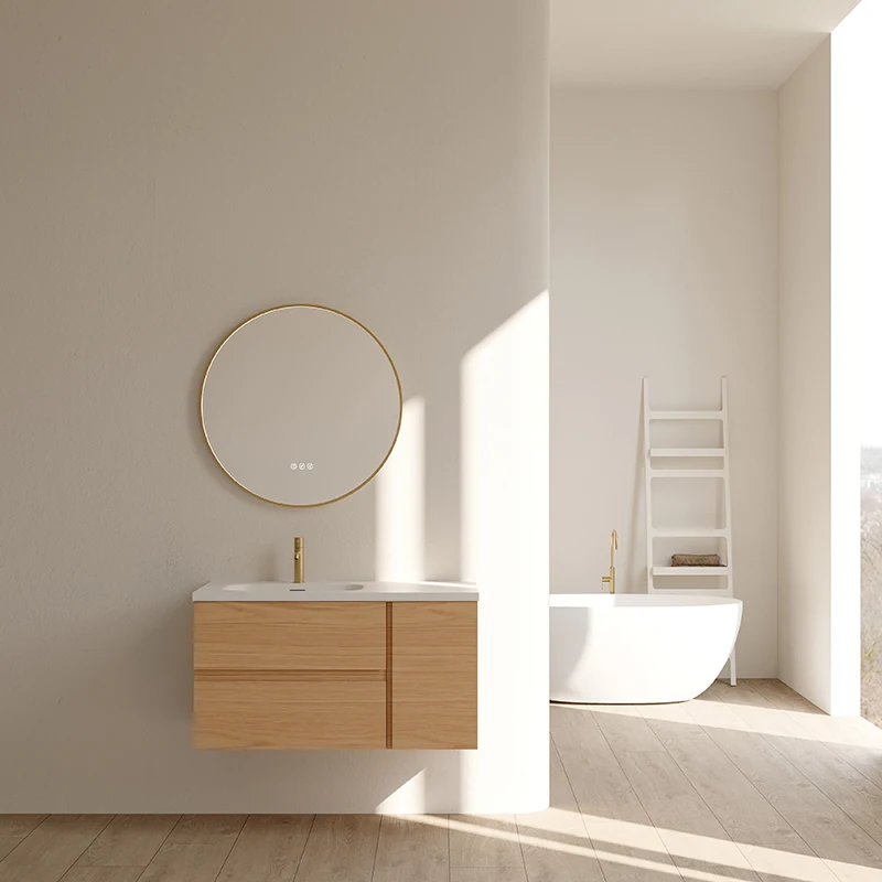 Mueble Suspendido Breit 100 cm Roble